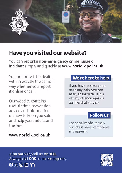 Norfolk Police Poster